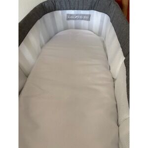 Baby Delight Snuggle Nest Sleeper Unisex OS Gray Excellent Mesh Folding Portable